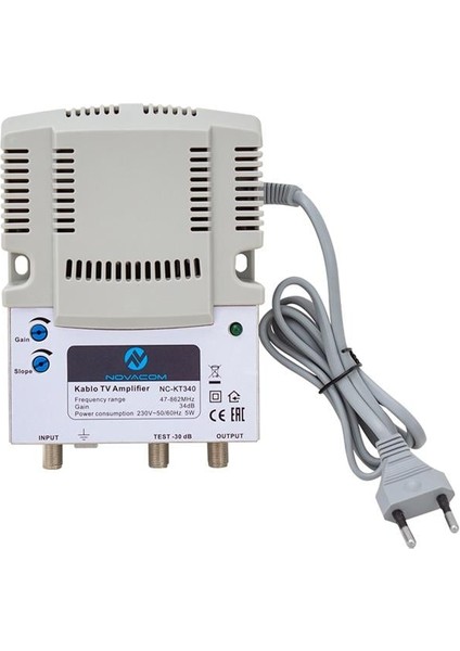 Novacom NC-KT340 47-862 Mhz 34 Db Kablo Tv Amplifier Hat Yükseltici fiyatları