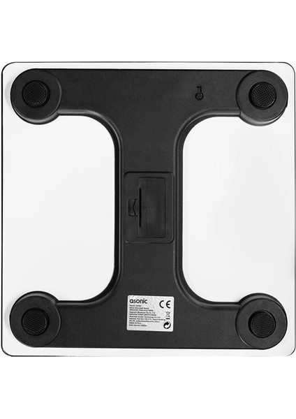 Asonic BS260 Beyaz 260X260 mm Dijital Bluetooth Baskül (2*aaa Pil Hediyeli) modelleri