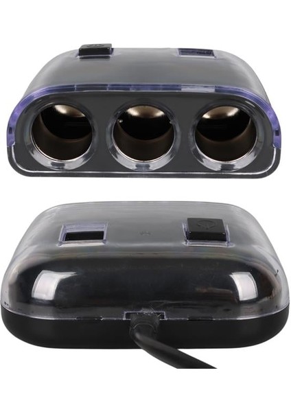 Olesson 1505 12-24V Çift USB Girişli 120W 80CM Kablolu 3'lü Araç Çakmak Çoklayıcı fırsatları