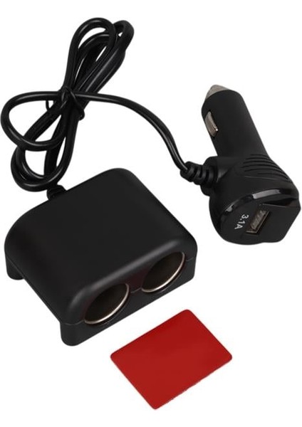 Olesson 1641 12-24V Çiftli Usbli 120W 80CM Kablolu Dijital Ekranlı Araç Çakmak Çoklayıcı indirimleri