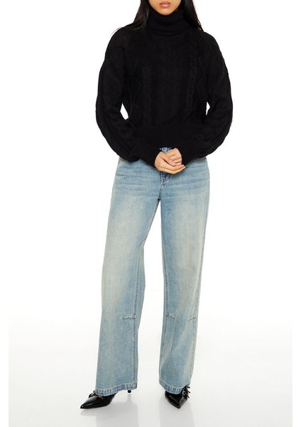 Örgü Yüksek Yaka Kazak fiyatları