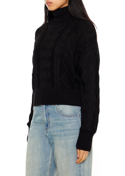 Örgü Yüksek Yaka Kazak fırsatları