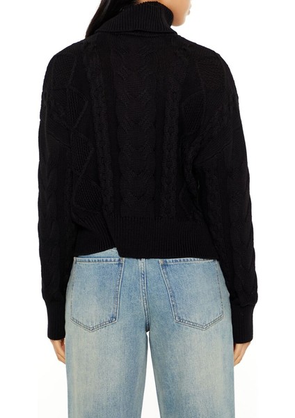 Örgü Yüksek Yaka Kazak indirimleri