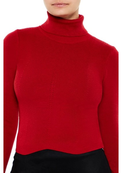 Yüksek Yaka Çift Yönlü Kazak modelleri