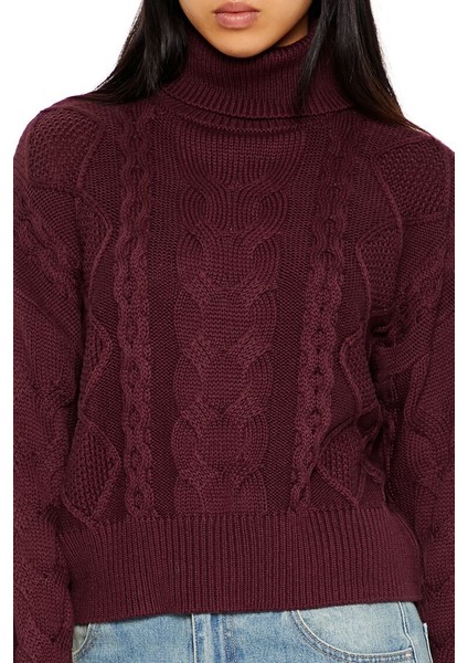 Örgü Yüksek Yaka Kazak modelleri