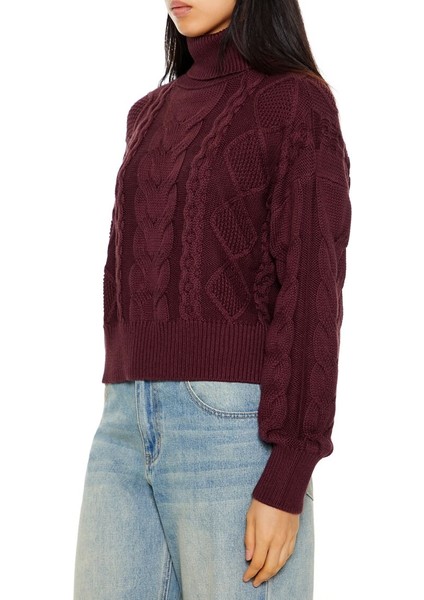 Örgü Yüksek Yaka Kazak fırsatları