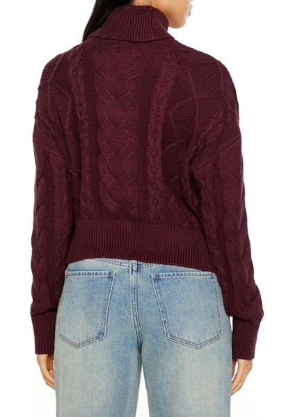 Örgü Yüksek Yaka Kazak indirimleri