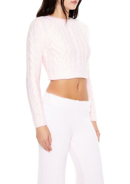 Yumuşak Örgü Crop Kazak fırsatları