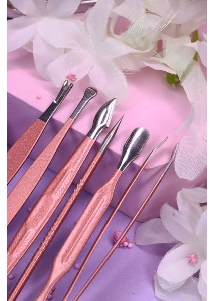Profesyonel Çantalı Tırnak Bakım Manikür Seti Pembe Renk 12 Parça ( Lisinya ) indirimleri