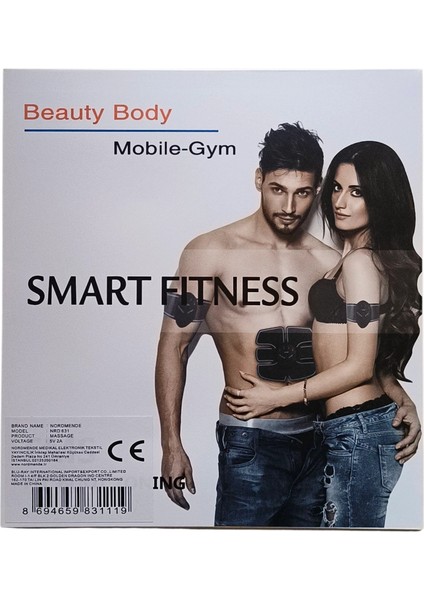 Six Ped Karın Kas Kol Vucut Çalıştırma Masaj Tens Aleti ( Lisinya )