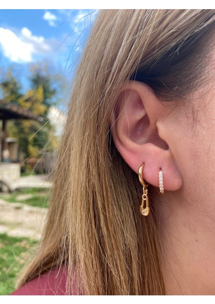 Üçlü Ataç Küpe modelleri