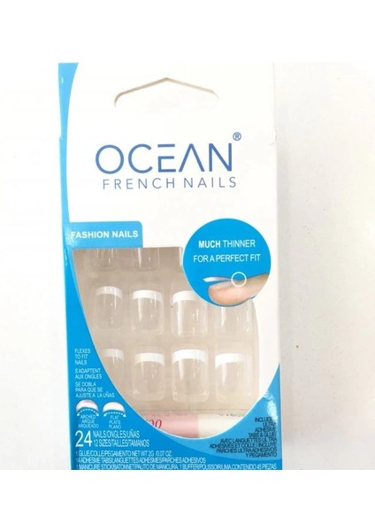 Şeffaf Takma Tırnak (Ince French) 192A