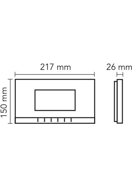 Görüntülü Diafon Bus Plus (Mekanik Butonlu) 7 Inç modelleri