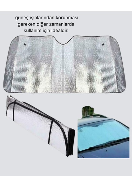 Nrzsnt Araba Güneşliği Alüminyum Yansıtıcı Yüzeyle Etkili Isı Koruması modelleri