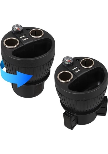 Olesson 1640 12-24V Çiftli Çift Usbli 120W 80CM Kablolu Dijital Ekranlı Araç Çakmak Çoklayıc� fırsatları