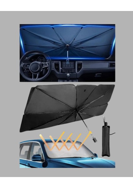 Nrzsnt Katlanabilir Ön Cam Güneşliği Şemsiye – Her Araca Uygun Isı ve Işık Koruması indirimleri