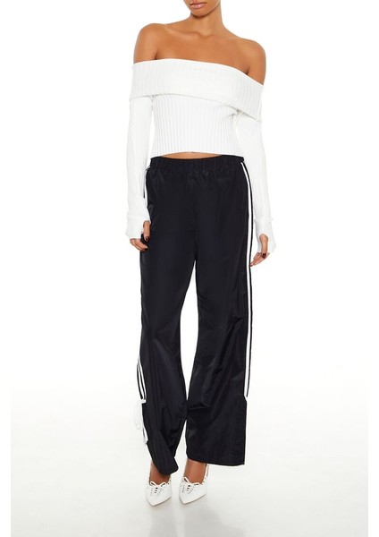 Triko Düşük Omuzlu Kazak fiyatları