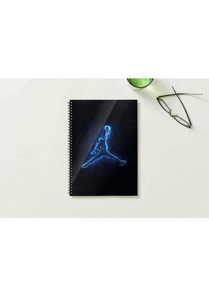Basketball A5 Metal Spiralli Çizgisiz Sert Kapak Basketball Defter