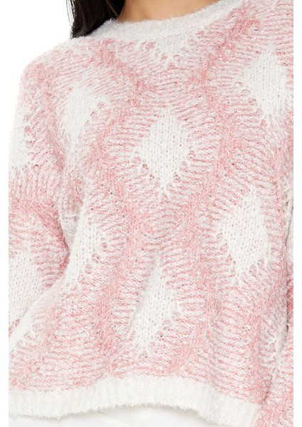 Karışımlı Elmas Desenli Triko Kazak indirimleri