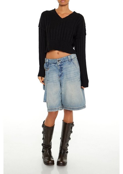 Örgü Crop Kazak fiyatları