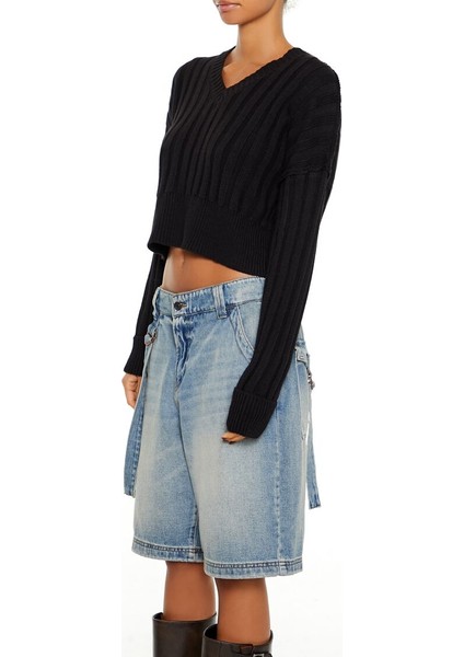 Örgü Crop Kazak fırsatları