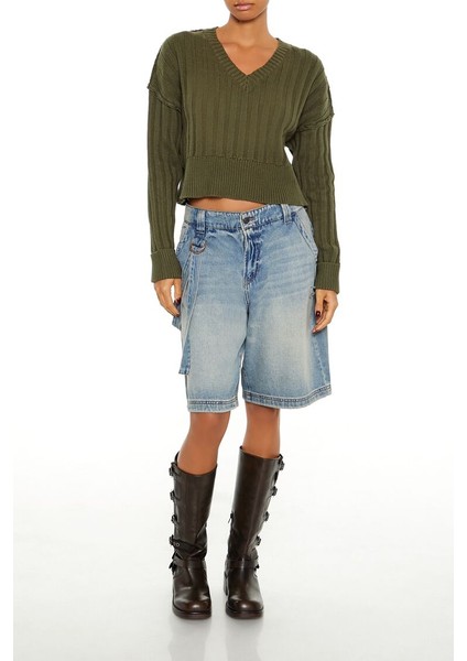 Örgü Crop Kazak fiyatları