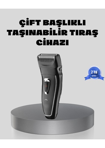 Bfs Erkek Tıraş Makinesi Kablosuz Kuru Tıraş Folyo Başlık Yıkanabilir Gövde