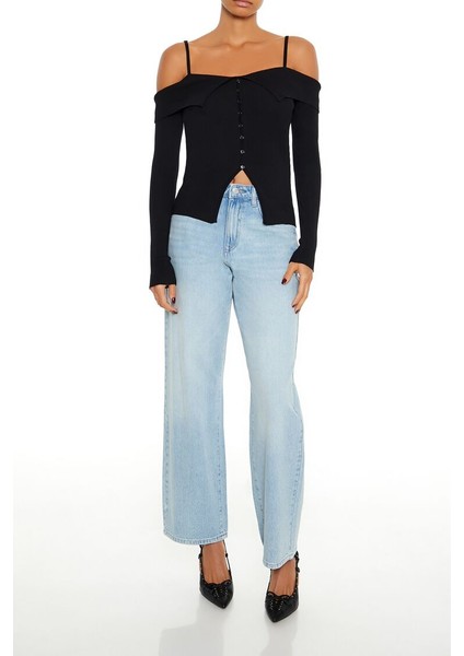 Açık Omuzlu Triko Kazak fiyatları