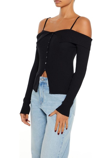 Açık Omuzlu Triko Kazak fırsatları