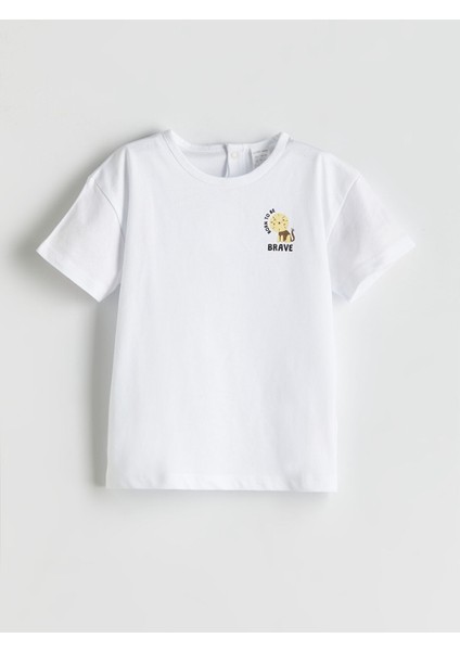 Yeni Sezon Baskılı Erkek Bebek Tişört ve Şort 2'li fiyatları