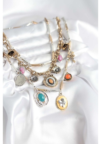 Otantik Kolye Seti (Pirinç) fiyatları