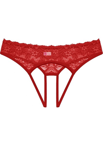 Angel Büyük Beden Özel Bölgesi Açık Kırmızı Fantezi Külot