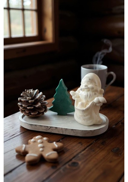 Noel Baba, Çam Ağacı Mumlar, Seramik Tablalı fiyatları