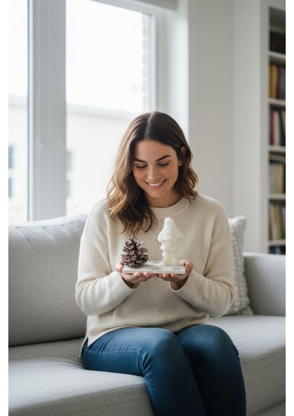 Noel Baba Mum, Seramik Tablalı