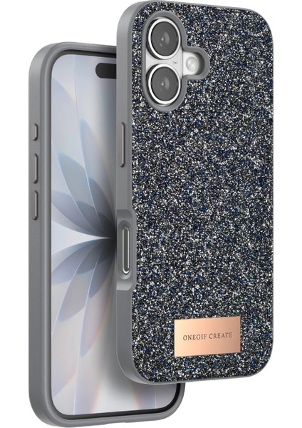 CPT05 Apple iPhone 17 Bright Simli Kapak - Gümüş