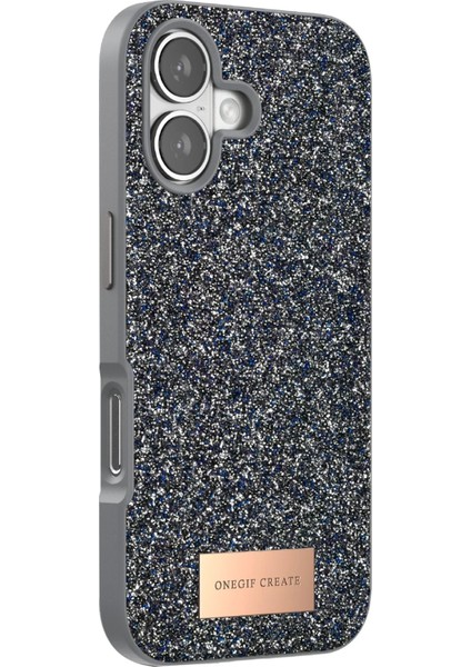 CPT05 Apple iPhone 17 Bright Simli Kapak - Gümüş modelleri