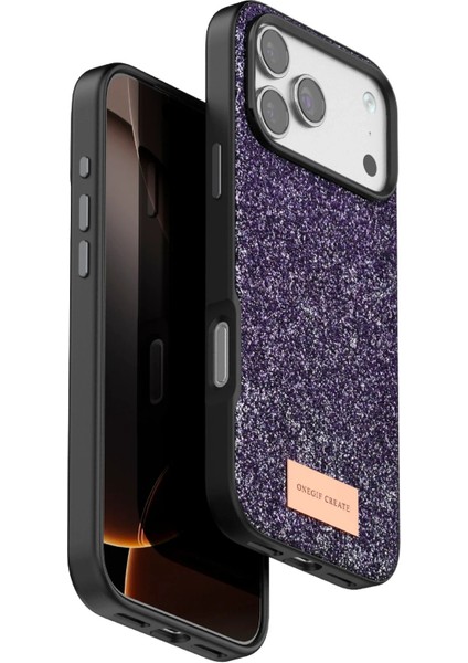 CPT05 Apple iPhone 17 Pro Bright Simli Kapak - Derin Mor