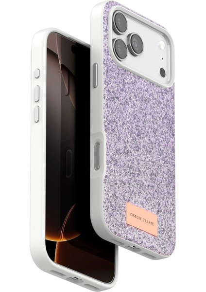 CPT05 Apple iPhone 17 Pro Bright Simli Kapak - Lila