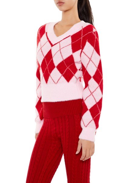 Baklava Desenli Kazak