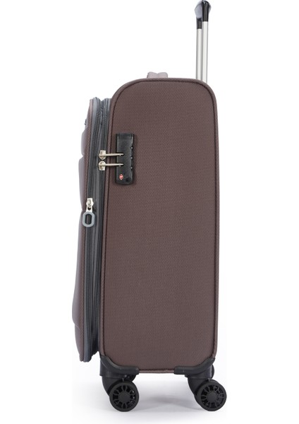 4200 Orta Boy Ultra Light Hafif Lüx Kumaş Tekerlekli Valiz modelleri