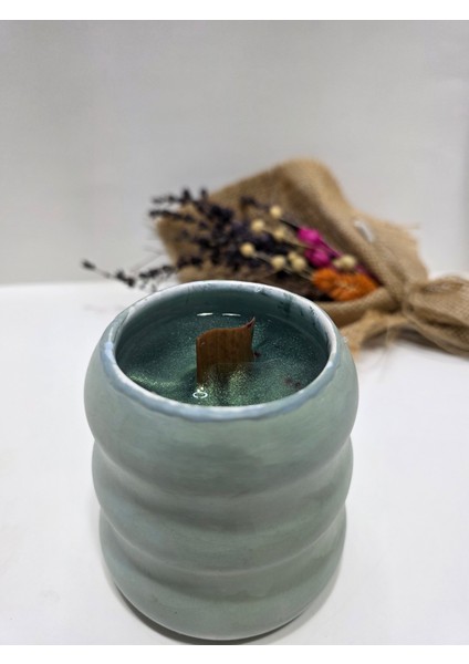 Dekoratif Bubble Bardak Seramik Jel Mum fiyatları