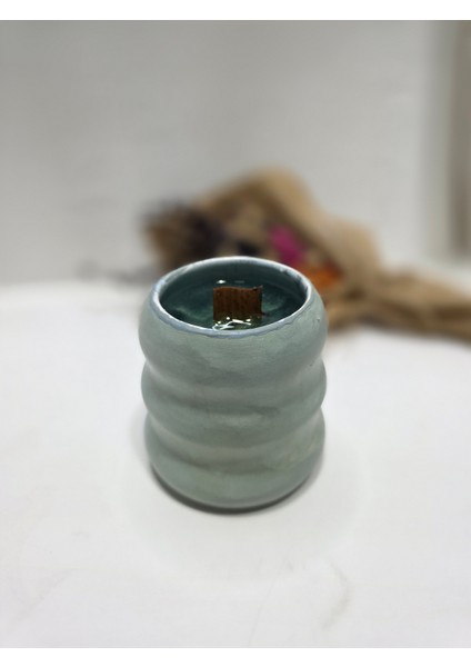 Dekoratif Bubble Bardak Seramik Jel Mum modelleri