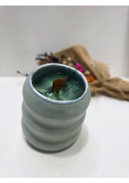 Dekoratif Bubble Bardak Seramik Jel Mum indirimleri