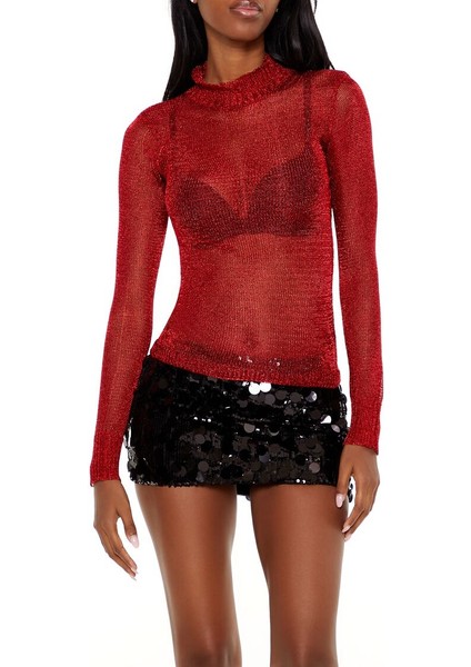 Simli Yüksek Yaka Kazak fiyatları