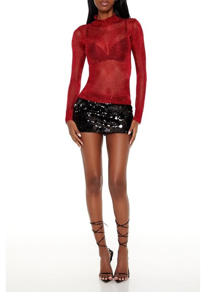 Simli Yüksek Yaka Kazak fırsatları