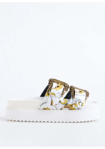 78VA3SM1 Beyaz Kadın Terlik