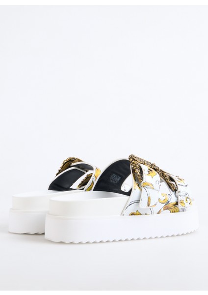 78VA3SM1 Beyaz Kadın Terlik modelleri