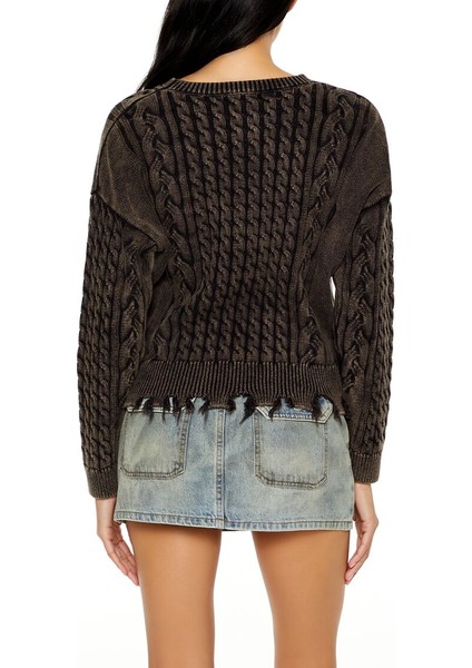 Yıldız Patchwork Detaylı Kazak modelleri