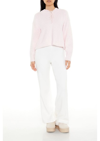 Yarım Yaka Kapüşonlu Kazak fırsatları