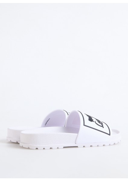 78VA3SQ2 Beyaz Kadın Terlik modelleri